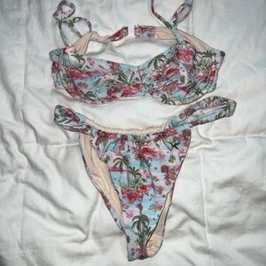Medium Blackbough bikini set in “island girl”